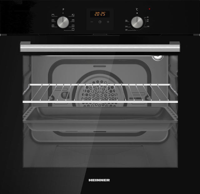 Heinner Cuptor incorporabil Cuptor Incorporabil Heinner HBO-S568LDTGC-BK | 56L, Touch Control, Grill, Negru, 59.6x57x59.5cm