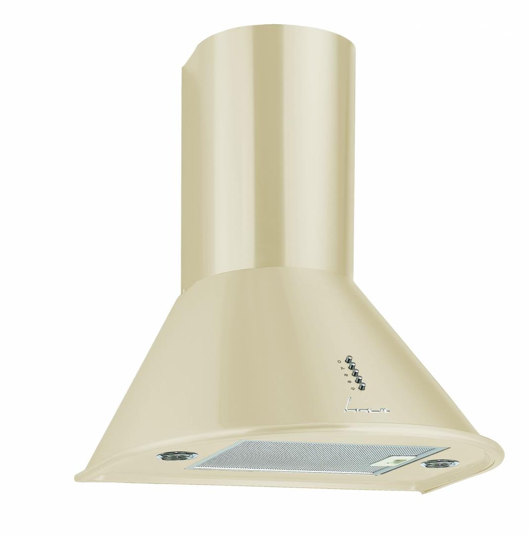 Fram Hota decorativa Hota Fram FDH-660RBG | 60cm, 589m³/h, 3 Viteze, LED, Rustic Crem