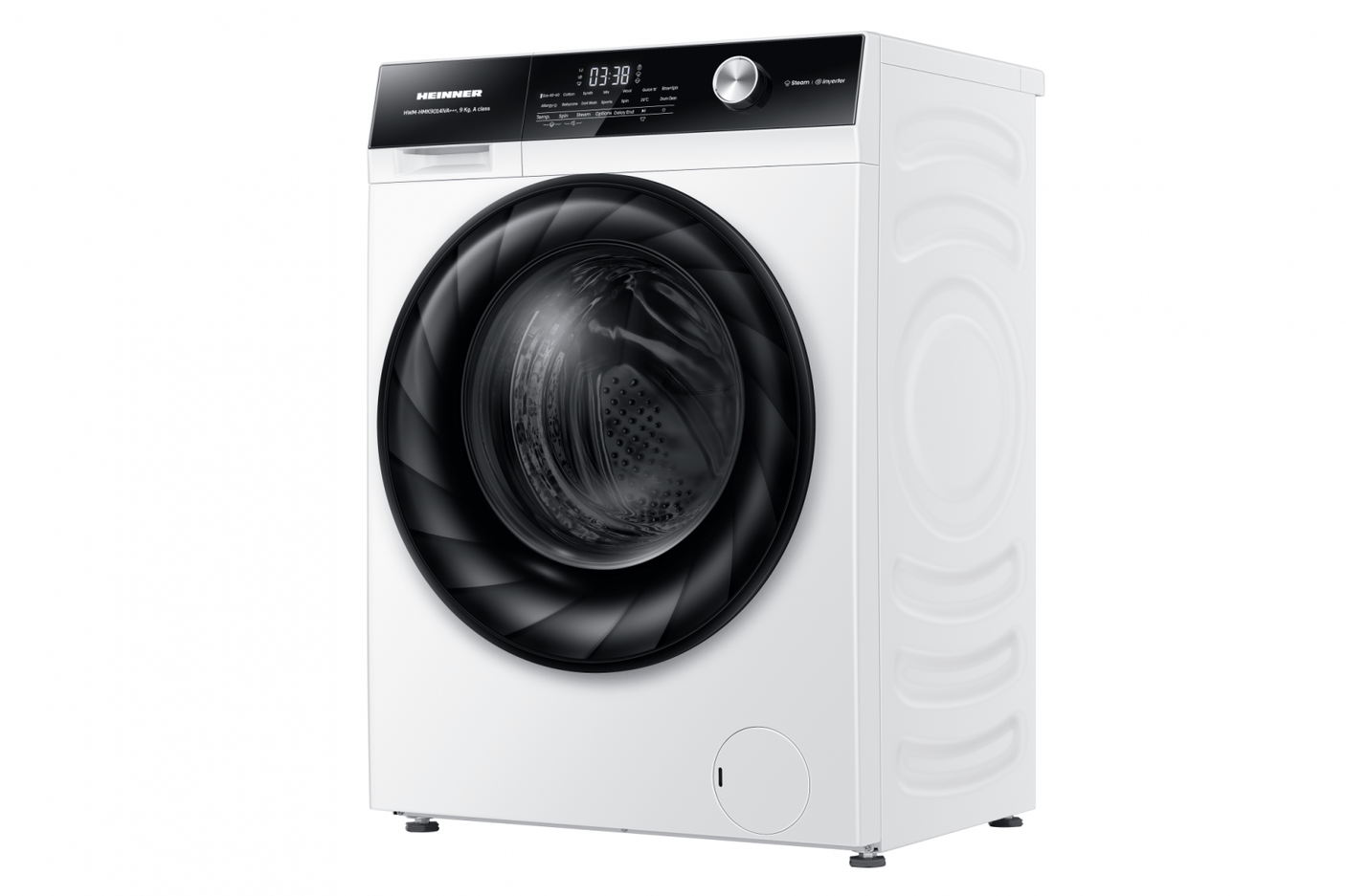 Heinner Masina de spalat rufe Masina de spalat rufe Heinner HWM-HMK9014IVA+++ | 9kg, 1400RPM, Inverter, A+++, 60x61x85cm