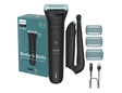 Philips Aparat de ras Aparat de ras si tuns corporal Philips BG5480/15 | Autonomie 100 min, Incarcare rapida, Brat extensie, 3 piepteni