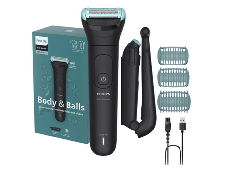 Philips Aparat de ras Aparat de ras si tuns corporal Philips BG5480/15 | Autonomie 100 min, Incarcare rapida, Brat extensie, 3 piepteni