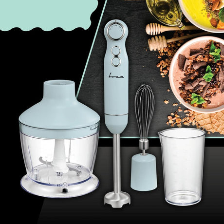 Fram Blender Blender de Mana Fram FHBL-RAC1200BL | 1200W, Motor DC, Viteza Variabila, Tocator 500ml, Albastru