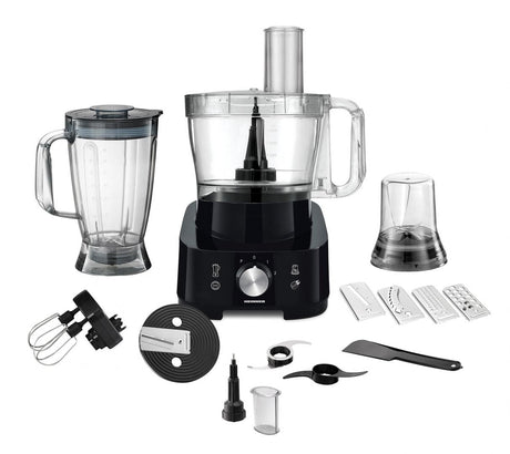 Heinner Robot de bucatarie Robot de Bucatarie Heinner HFP-1000BK | 1000W, Bol 5L, 6 Viteze, Negru