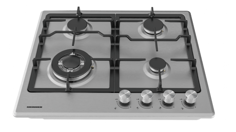 Heinner Plita incorporabila Plita Incorporabila Heinner HBH-M495IWFIX | 4 Arzatoare Gaz, Aprindere Electrica, Negru, 60x51.5cm