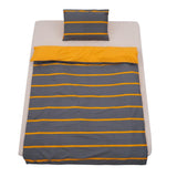 Heinner Set de pat Set De Pat Single Heinner HR-2SBED-ORG | Bumbac, Grey/Orange