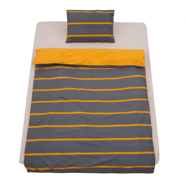 Heinner Set de pat Set De Pat Single Heinner HR-2SBED-ORG | Bumbac, Grey/Orange
