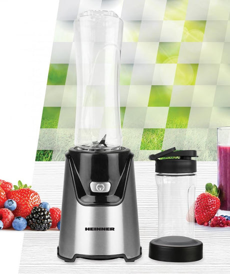 Heinner Blender Blender Sport Heinner HSB-T400SS | 400W, 2 Sticle 600ml, Inox