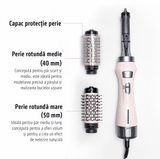 Heinner Perie Perie Rotativa Heinner HAB-R12RDC-PNK2 | Roz, 1200W, Ionizare