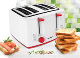 Heinner Prajitor de paine Prajitor de Paine Heinner HTP-1300WHR | 1300W, Panfette, Alb-Rosu