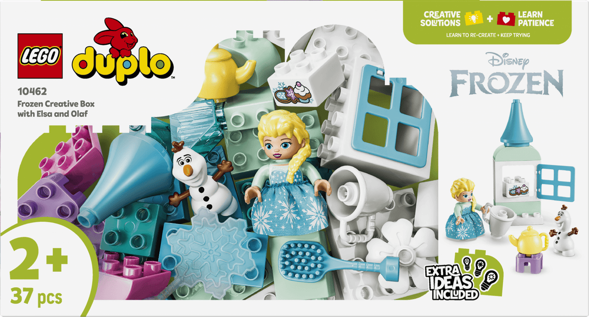 Lego Jucării Set Constructie LEGO Disney 10462 | Cutie Creativa cu Elsa si Olaf din Regatul de Gheata