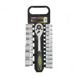 Heinner Set scule Set Scule Heinner CTSM019 | 19 Piese, 1/2", CR-V
