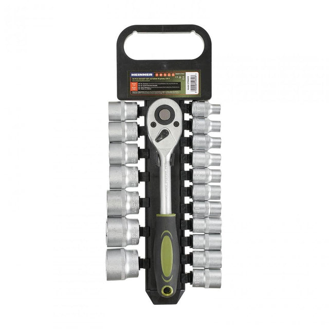 Heinner Set scule Set Scule Heinner CTSM019 | 19 Piese, 1/2", CR-V