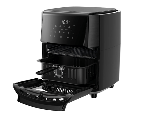 Electrolux Air Fryer Friteuza Electrolux EAF12B | 1200W, 2L, Termostat Reglabil, Negru