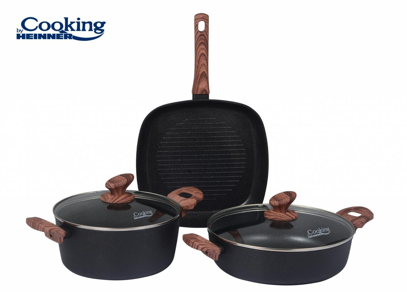 Heinner Set oale Set Oale Heinner HR-BET-5MLT | 5 Piese, Aluminiu Forjat, Malta, Cooking