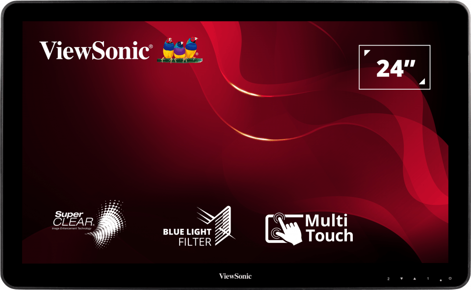 Monitor ViewSonic TD2430 | 24", IPS, Full HD, 60Hz, Negru
