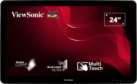 ViewSonic Monitor PC Monitor ViewSonic TD2430 | 24", IPS, Full HD, 60Hz, Negru
