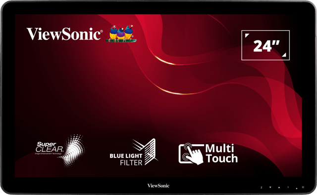 Monitor ViewSonic TD2430 | 24", IPS, Full HD, 60Hz, Negru
