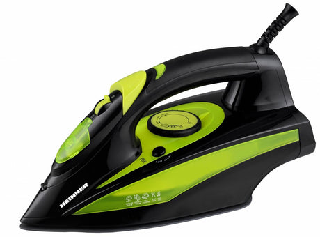 Heinner Fier de calcat Fier de calcat Heinner XI-6060-GR | 2400W, Talpa Ceramica, Auto-oprire, Rezervor 330ml, Verde