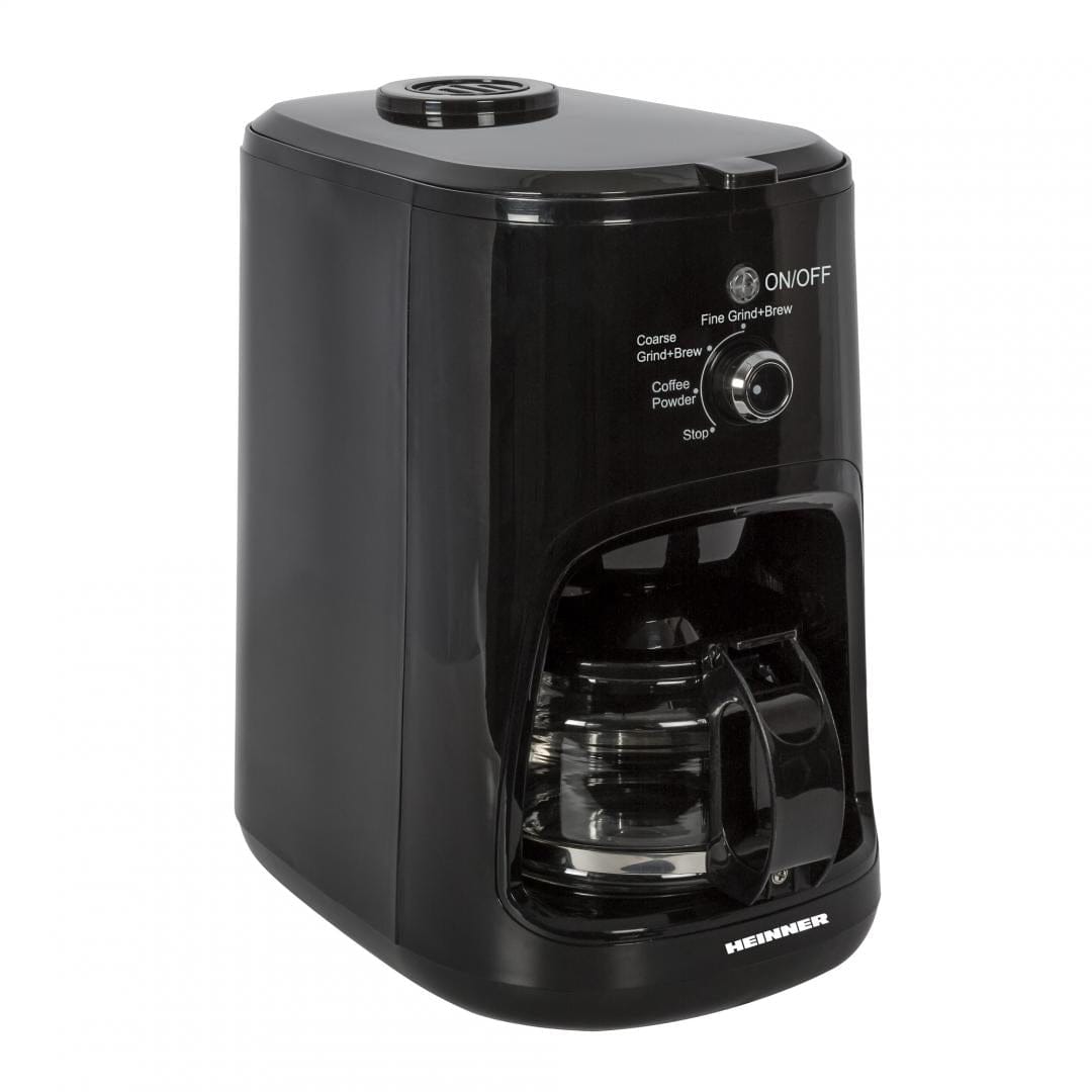Heinner Cafetiera Cafetiera Heinner HCM-900RBK | Cu Rasnita Integrata, 900W, Negru