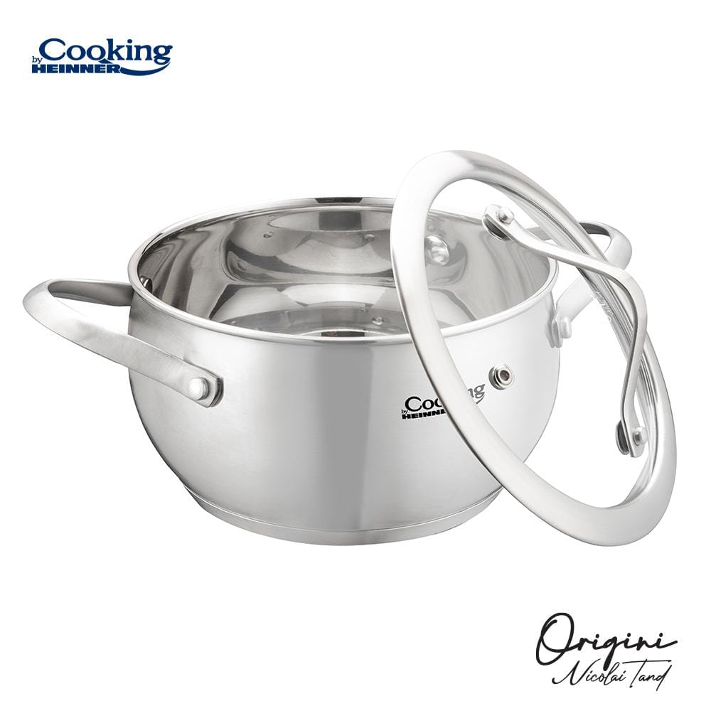 Heinner Cratita Cratita Heinner HR-RW-T018C | 16cm, 1.8L, Inox, Capac inclus