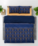 Heinner Lenjerie de pat Lenjerie de Pat Heinner HR-KGBED-132-WAV | Kingsize, Bumbac, 132 TC, Wave