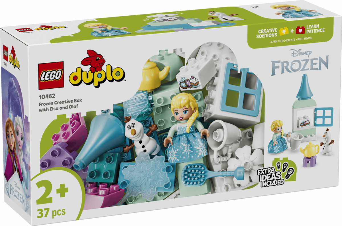 Lego Jucării Set Constructie LEGO Disney 10462 | Cutie Creativa cu Elsa si Olaf din Regatul de Gheata
