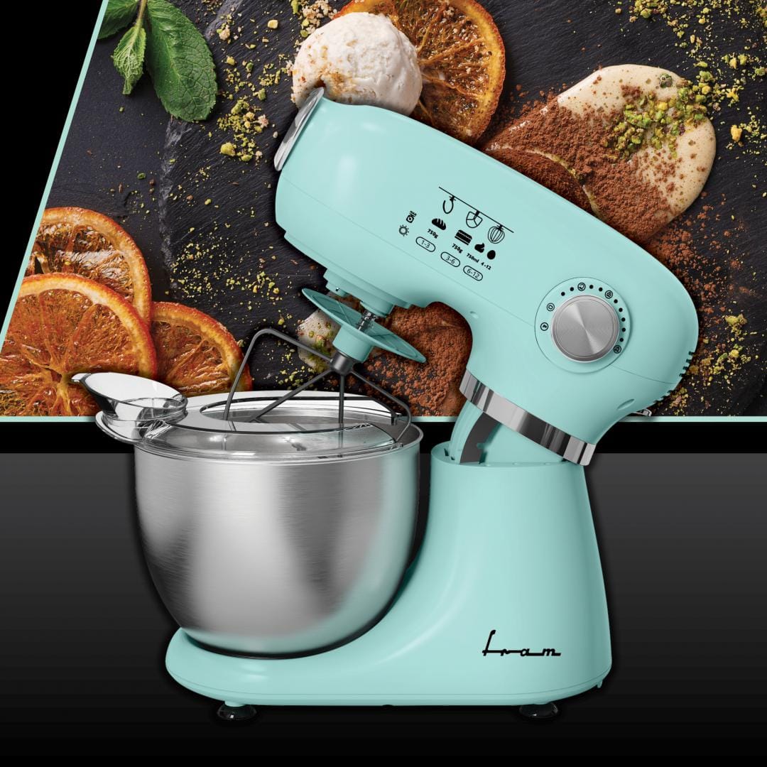 Fram Mixer Mixer Planetar Fram FPM-D1010GR | 1000W, 10 Viteze, Bol 5L, Gri