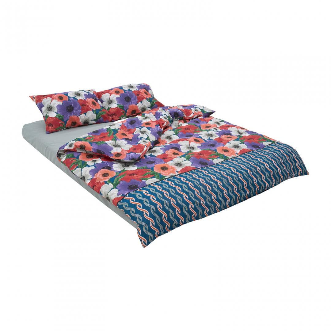 Heinner Lenjerie de pat Lenjerie Pat Dubla Heinner HR-DBL132-NRA | 100% Bumbac, 4 Piese, Nora