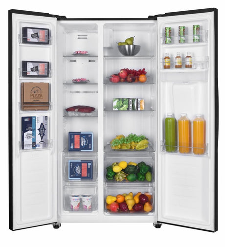 Fram Side by side Side by Side Fram FSBS-HM440NFBKWDE++ | 440L, No Frost, Clasa E, Negru, 90x59x177cm