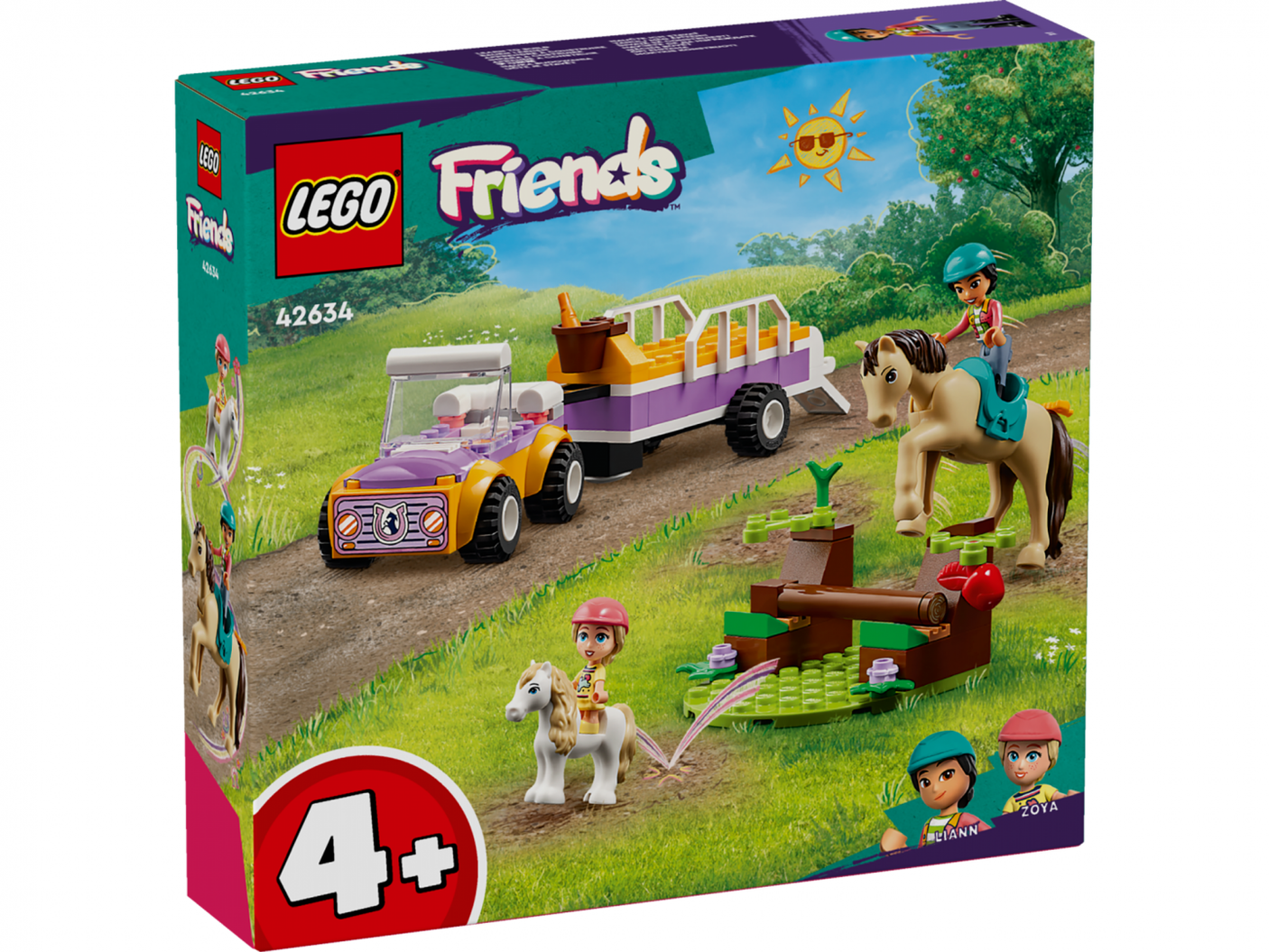 Remorca cu Ponei și Cal, Lego 42634