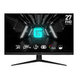 MSI Monitor MSI 27" G2712F, Diagonal (inch): 27, Diagonal (cm): 69, Aspect ratio: 16:9, Panel: IPS, Resolution: 1920x1080, Refresh Rate: 180Hz, Response time GtG: 1ms, Brightness (max): 300 cd/m², Contras