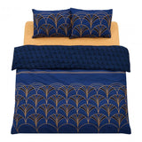 Heinner Lenjerie de pat Lenjerie de Pat Heinner HR-KGBED-132-WAV | Kingsize, Bumbac, 132 TC, Wave