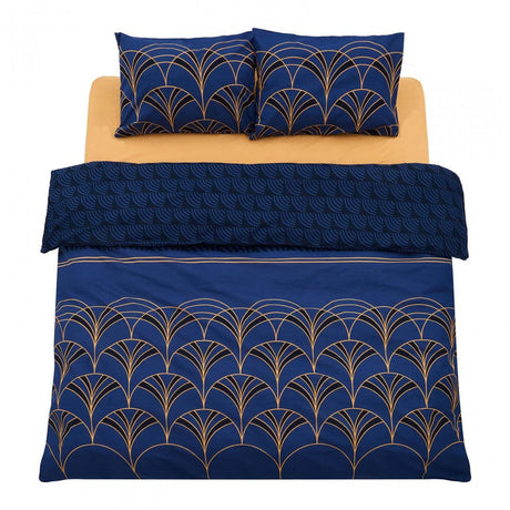 Heinner Lenjerie de pat Lenjerie de Pat Heinner HR-KGBED-132-WAV | Kingsize, Bumbac, 132 TC, Wave