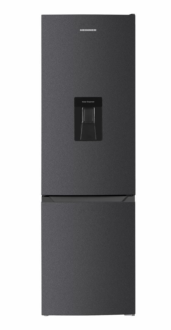 HEINNER Combina frigorifica Heinner HC-HM260DGWDE++, clasa energetica: E, dozator de apa, capacitate totala: 260L, capacitate frigider: 189L, capacitate congelator: 71L, control electronic cu termostat ajusta