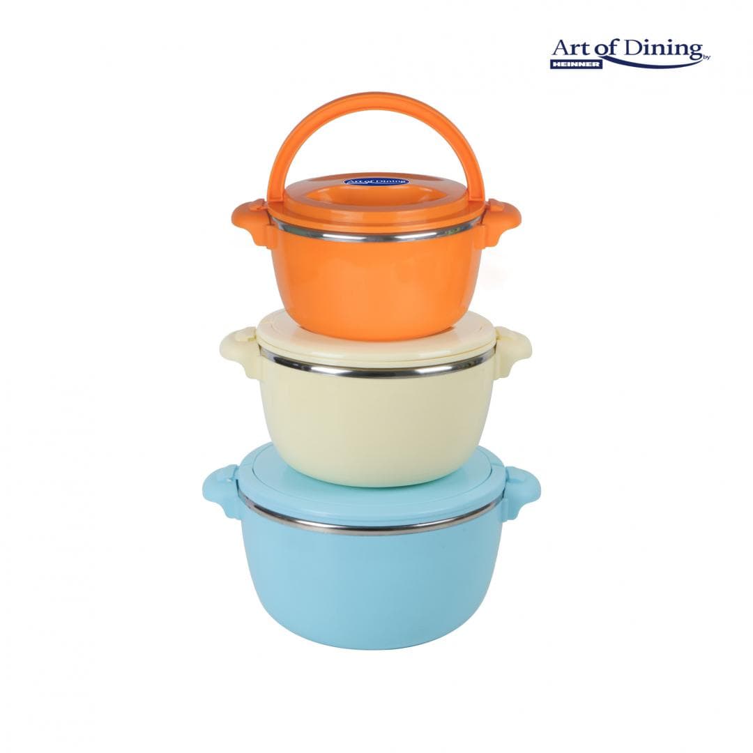 Heinner Set caserole termice Set Caserole Termice Heinner HR-SNV-246LA | 3 piese, 2L+4L+6L, Belly Blue