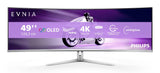 Philips Monitor Philips 49" 49M2C8900L/00, Curvature: 1800R, Diagonal (inch): 49, Diagonal (cm): 124.5, Aspect ratio: 32:9, Panel: QD-OLED, Resolution: 5120x1440, Refresh Rate: 144Hz, Response time GtG: 0.03m