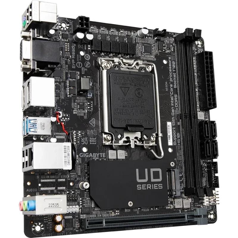 GIGABYTE Placa de bază Gigabyte H610I LGA1700