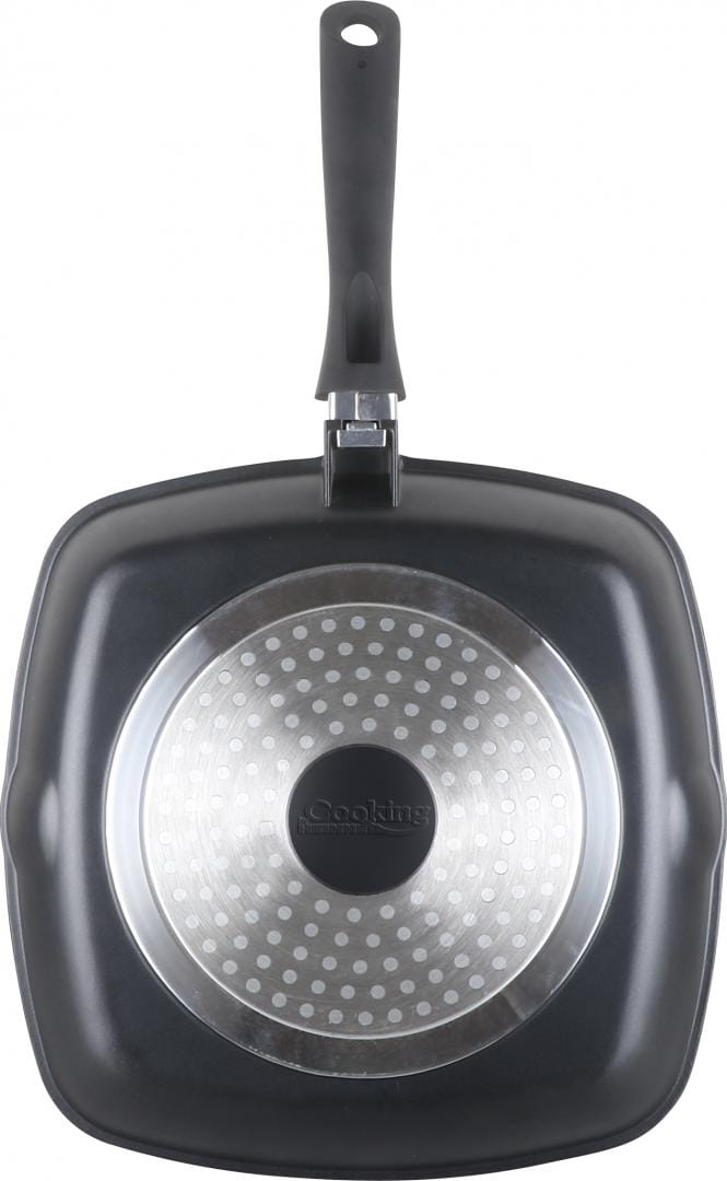Heinner Tigaie Tigaie Grill Heinner HR-SCO-A0928A | 28cm, Aluminiu, Capac, Dark Line