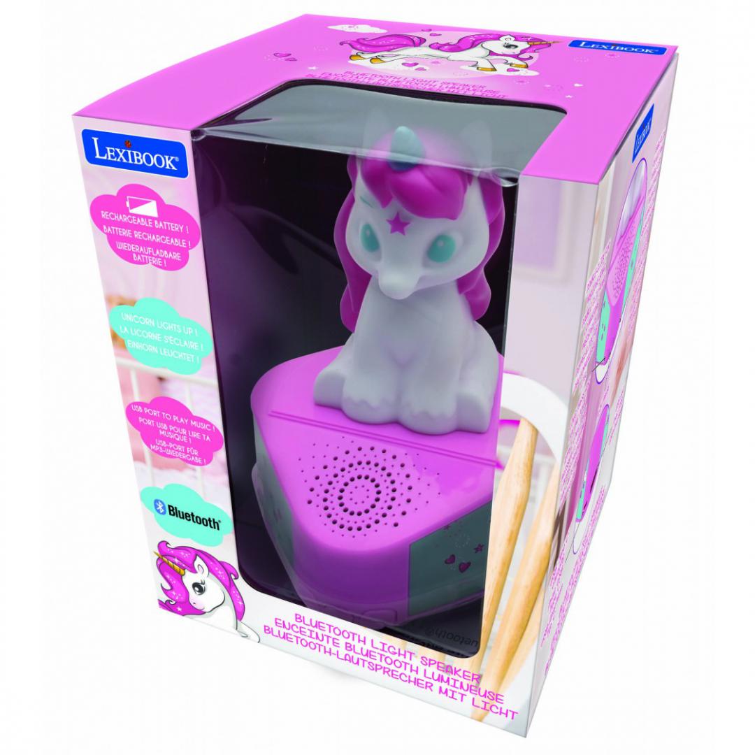 Boxa cu Lumini de Noapte, Unicorn — Lexibook