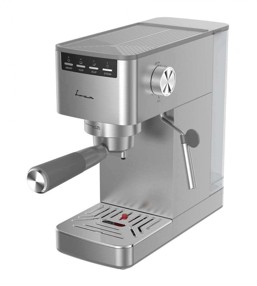 Fram Espressor manual Espressor Manual FRAM FEM-D15SS | 15 Bar, 1.6L, 1350W, Inox