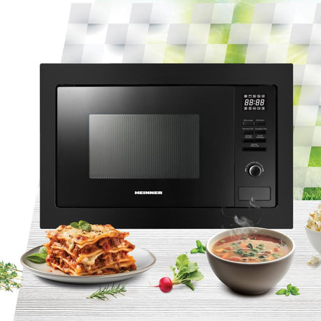 Heinner Cuptor microunde Cuptor cu Microunde Heinner HMW-MDBI25GDBK | 25L, 900W, Digital, Negru