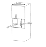 Heinner Cuptor incorporabil Cuptor cu Microunde Incorporabil Heinner HMW-25BIGBK | 25L, 900W, Grill, Negru