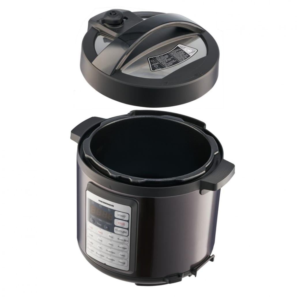 Heinner Resigilat - Multicooker [RESIGILAT] Multicooker Heinner HPCK-38BK | 5.7L, 14 Programe, Gatire Presiune, Negru