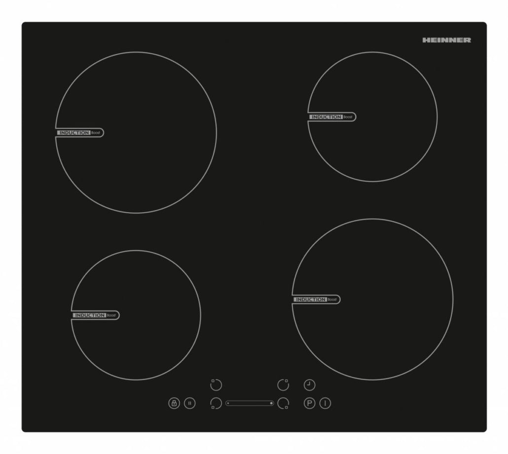 [RESIGILAT] Plita Incorporabila Heinner HBHI-V594BSC | Inductie, 4 Zone, Boost, Control Touch, Timer