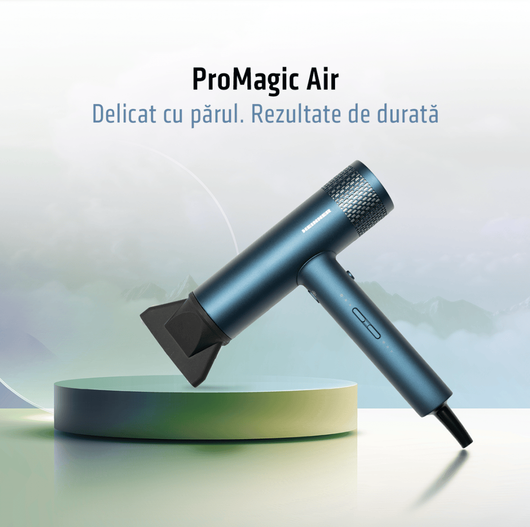 Heinner Uscator de par Uscator de par Heinner HHD-Y18BLDC-BL | Motor BLDC, 1800W, Ionizare