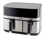 Heinner Air Fryer Air Fryer Heinner HAF-H9DB17BKS | Dubla, 9L, 2400W, 8 Programe, Negru