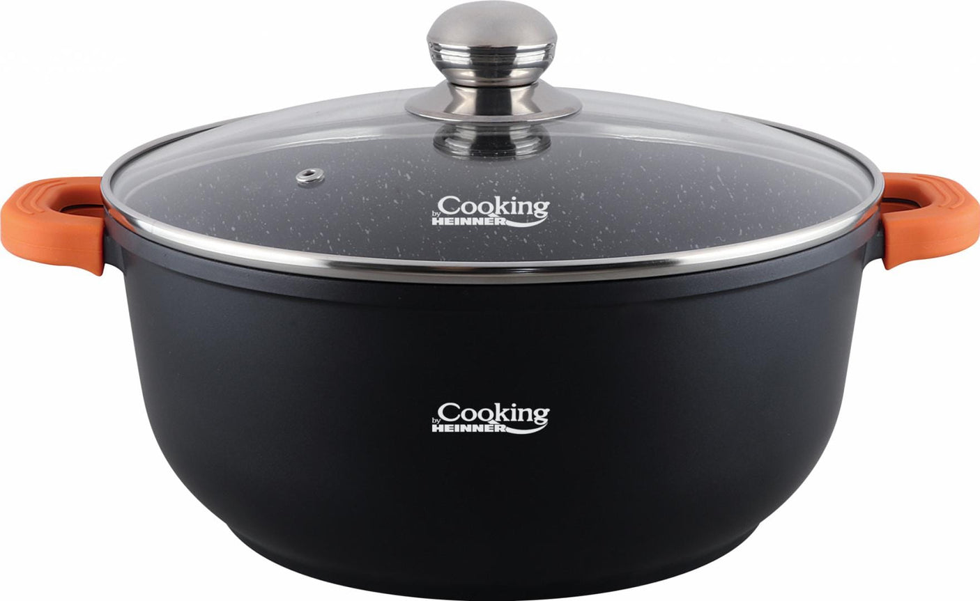 Heinner Oala Oala Heinner HR-SCO-A0336A | 36cm, 13.5L, Aluminiu Turnat, Dark Line