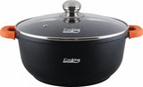 Heinner Oala Oala Heinner HR-SCO-A0336A | 36cm, 13.5L, Aluminiu Turnat, Dark Line