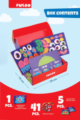 Joc Magnetic din Spuma EVA, Creeaza Un Monstru, Puedo — Puedo Toys