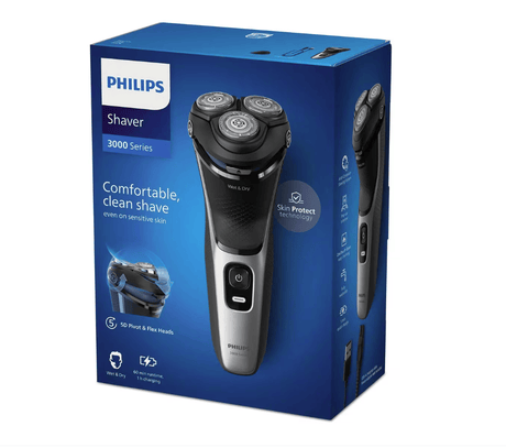 Philips Aparat de ras Aparat de ras Philips S3143/00 | Seria 3000, Argintiu/Negru